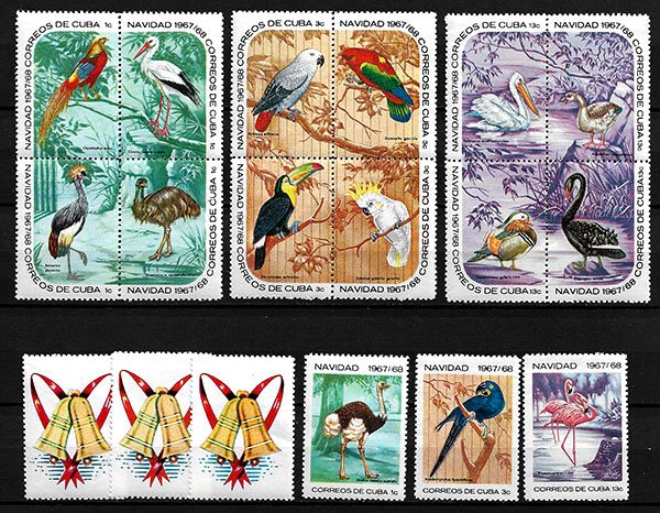 Serie sellos Cuba republica 1186-00 (*)