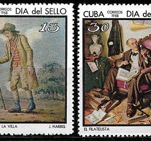 Serie sellos Cuba republica 1233-4 (**)