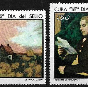 Serie sellos Cuba republica 1272-3 (**)