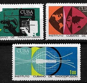Serie sellos Cuba republica 1291-93 (*)