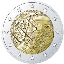 Moneda 2 euros de España 2022 Tema común Programa Erasmus