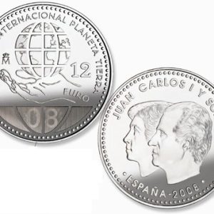 Año 2008. Moneda 12€ – Año Int. Planeta Tierra