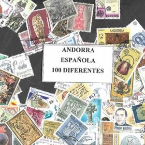 Sellos de paqueteria Andorra Española – 100 diferentes
