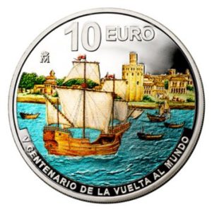 Año 2022. Moneda 10€ V Centenario Vuelta al Mundo 4ª