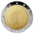 Moneda 2 euros de Finlandia 2022 Investigación climática