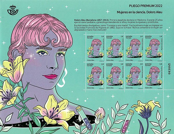 PLIEGO PREMIUM 124 MUJERES CIENCIA. Dolores Aleu 2022