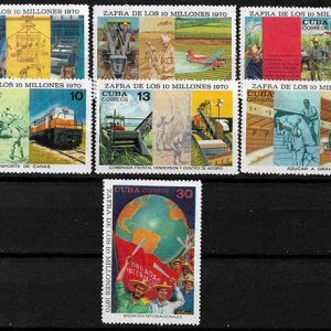 Serie sellos Cuba republica 1426-32 (*)