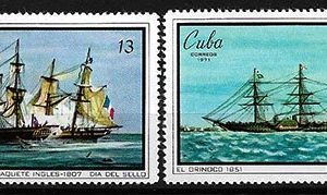 Serie sellos Cuba republica 1495-6 (**)