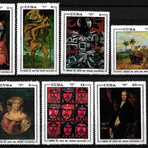 Serie sellos Cuba republica 1519-25 (**)