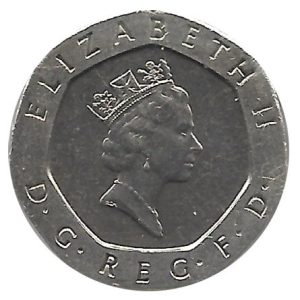 Moneda Gran Bretaña 020 Pence – 1996 MBC