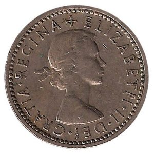 Moneda Gran Bretaña 2 SHILLINGS 1959 MBC