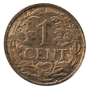 Moneda Holanda 0,01 Centimo 1918 MBC
