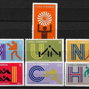 Serie sellos Cuba republica 1594-00 (*)