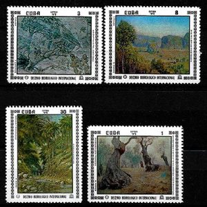Serie sellos Cuba republica 1601-4 (*)