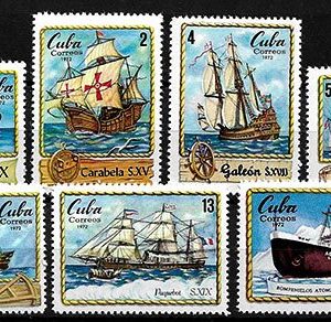 Serie sellos Cuba republica 1623-9 (**)