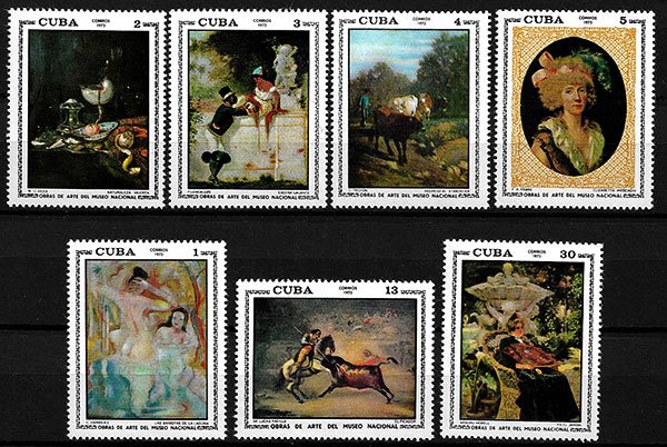 Serie sellos Cuba republica 1649-5 (*)