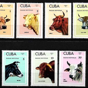 Serie sellos Cuba republica 1679-85 (**)