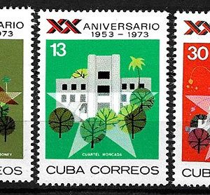 Serie sellos Cuba republica 1686-8 (**)