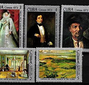Serie sellos Cuba republica 1690-6 (**)