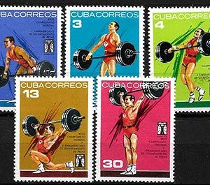 Serie sellos Cuba republica 1701-7 (**)