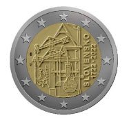 Moneda 2 euros de Eslovaquia 2022 Máquina de Vapor