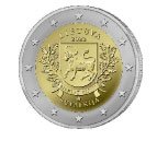 Moneda 2 euros de Lituania 2022 Región Suvalkija