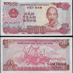 Billete Vietnam 00500 Dong. 1988 S/C