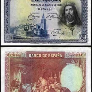 Billete Banco de España – Madrid 1000 pesetas 1928 MBC+