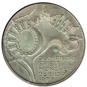 Moneda Alemania 010 Marcos. 1972 Estadio (D). S/C