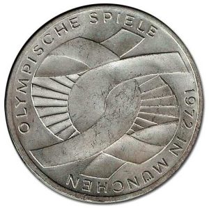 Moneda Alemania 010 Marcos. 1972 Nudo (G). S/C