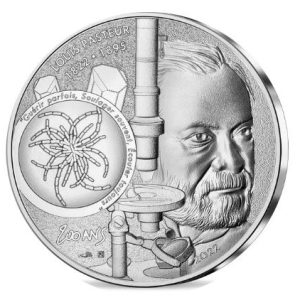 Moneda Francia 10 Euro 2023 Louise Pasteur