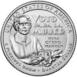 Moneda de EE.UU. cuarto dolar 2022 OTERO WARREN D