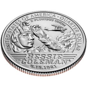 Moneda de EE.UU. cuarto dolar 2023 BESSIE COLEMAN D