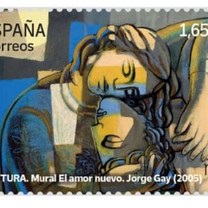 25. Sello Mural el Amor Nuevo Jorge Gay 2023