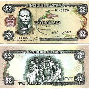 Billete Jamaica 0002 Dolares 1993 SC P69E f11