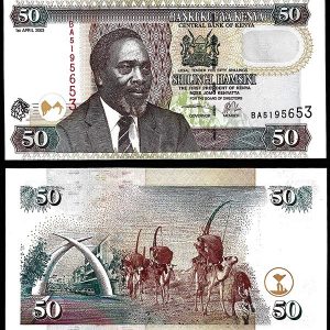 Billete Kenia 0050 Shillings 2006 SC