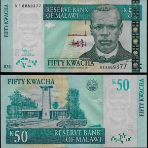 Billete Malawi 0050 Kwacha 2011 S/C