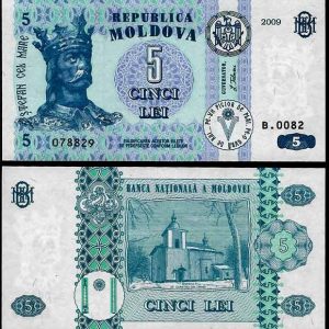 Billete Moldavia 005 Lei 1994 S/C