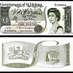 Billete Santa Elena 1 libra ND 1981 SC