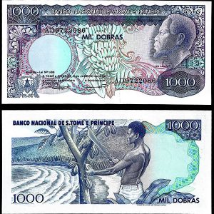 Billete Santo Tome y Principe 01000 Dobras 1993 SC