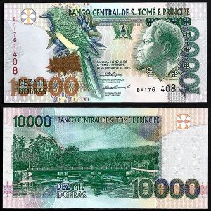 Billete Santo Tome y Principe 10000 Dobras 2004 SC