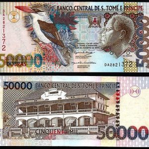 Billete Santo Tome y Principe 50000 Dobras 2010 SC