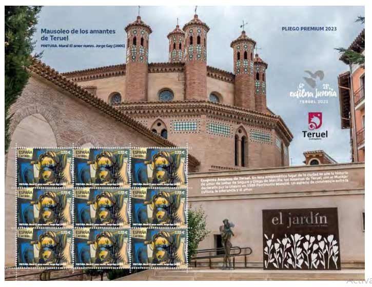 PLIEGO PREMIUM 132 Mausoleo Amantes Teruel 2023