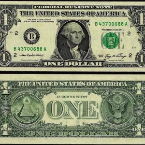 Billete Estados Unidos 001 Dolar 1981 EBC. Serie B