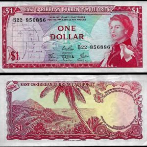Billete Estados Caribe Este 01 Dolar 1965 EBC F-4