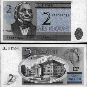 Billete Estonia 002 Krooni 2007 S/C