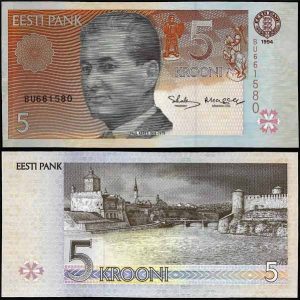 Billete Estonia 005 Krooni 1994 S/C