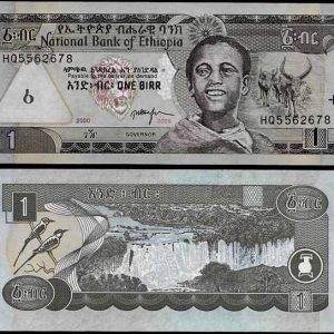 Billete Etiopia 001 Birr 2000 S/C F6