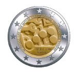 Moneda 2 euros de Chipre 2023 Banco Central