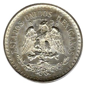 Moneda México 0001 peso 1943 S/C